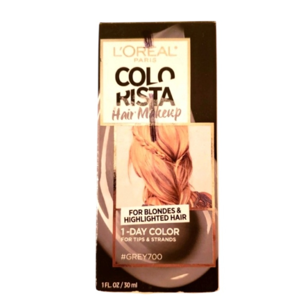 COLORISTA GRAY HAIR MAKEUP L'ORIAL #700 NEW in box 1 FL Oz